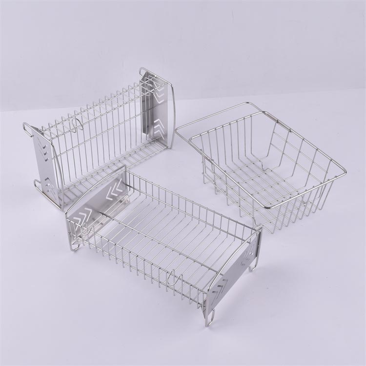 304不銹鋼餐具瀝淋水收納架 餐具消毒籃_http://www.golfflog.com.cn_不銹鋼編織網(wǎng)類_第1張